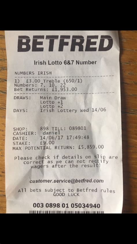 betfred irish lottery results